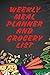 Weekly Meal Planner: meal p...