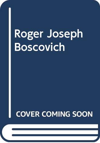Roger Joseph Boscovich (Hardcover)