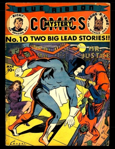 Blue Ribbon Mystery Comics #10: Classic Golden Age Comic 1941 (Paperback)