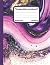 Marble composition notebook: purple Gold Liquid | Blank Wide Lined Workbook for Girls Boys Kids Teens Students | Wide Ruled Lined Paper Notebook Journal