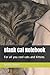 Blank Cat Notebook: For all...