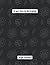 Slant Ruled Notebook: Cute Black Notebook: Right Handed: Ergonomic Notebook to write in: 120 Pages