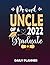 Daily Planner Mens Proud Uncle Of A Class Of 2022 Graduate Se... by Justin Little