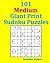 101 Medium Giant Print Sudo...