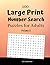 100 Large Print Number Search Puzzles for Adults by C. B. Anderson