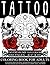 Tattoo coloring book for adults by JSF