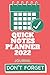 Quick Notes Planner 2022 Journal: 2022 Small Planner Daily Weekly, Organizer, Journal notebook Diary Book