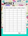 Weekly Planner: blank weekly planner for 52 weeks : Large size 8.5 x 11" easy to use , funny drawing cover