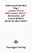 ' Lieber Franz! Mein lieber Sohn!''Antworten auf Franz Kafkas 'Brief an den Vater'.