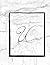 U Monogram Notebook: Marble...