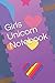 Girls Unicorn Notebook