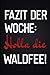 FAZIT DER WOCHE: HOLLA DIE ...