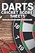 Darts Cricket Score Sheets:...