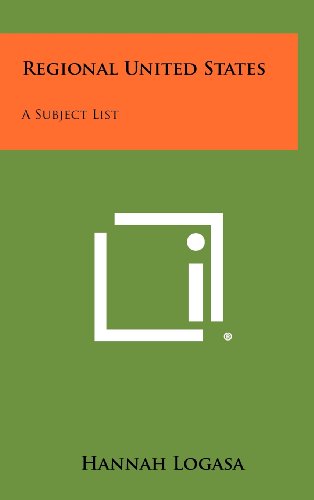 Regional United States: A Subject List (Hardcover)