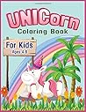 Unicorn Coloring Book For Kids Ages 4-8: Unicorn Coloring Activity Book for Learning, Kid Workbook, coloring book for children, unicorn coloring book