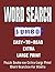 Easy-to-Read Jumbo Extra Large Print Word Search Puzzle Books... by One Books