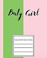 Composition Notebook: Wide Ruled Paper Notebook Journal | Baby Girl Pink & Green | Wide Lined Workbook for Girls Boys Kids Teens Students