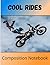 NOTBOOK: Composition Wide Ruled Notebook 'Cool Rides' 125 page Full-Sized Journal Motorcycle Riders 8.5 X 11: Notebook 8.5 x11