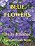 Blue Flowers: Daily Planner