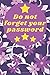 Do not forget your password: password book for women & men, password book small, password book black, Size 6" x 9" 101 pages