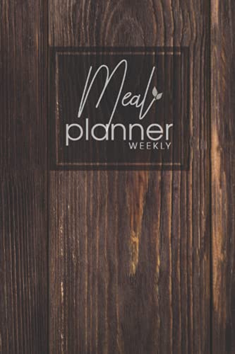 Meal Planner: Weekly Food Planner & Grocery list Menu [For 1 Year] Food Planners Prep Book Food Journal Diary Notebook Log Book (Paperback)