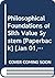 Philosophical Foundations o...