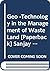 Geo -Technology in the Mana...