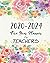 Teacher planner 2020-2024: ...
