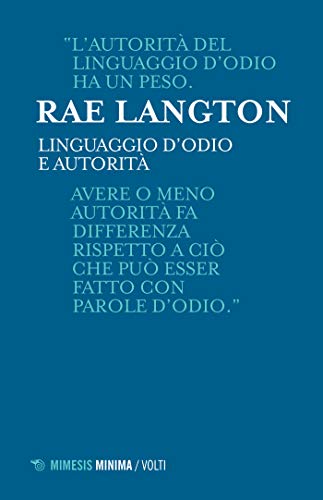 Linguaggio d’odio e autorità: Lezioni milanesi per la Cattedra Rotelli (Italian Edition)