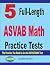 5 Full-Length ASVAB Math Pr...