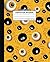 My Halloween Pattern Composition Notebook Wide Ruled by Daniel Davide