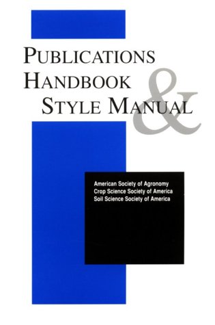 Publications Handbook and Style Manual: 1998 (Paperback)