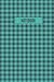 Notebook: Beautiful Modern Lined Paper Notebook Journal | Medium Dark Block Pattern with Cyan Background | 120 pages 6”x9” | Awesome Gift for any Occasion