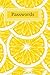 Lemon Password Notebook