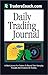 Daily Trading Journal by Bennett A. McDowell