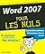 Word 2007 Pour les nuls