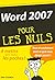 Word 2007 Poche Pour les nuls