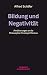 Bildung und Negativität