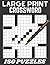Large Print Crossword 180 Puzzles by Maxine Mitchell