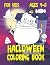 Halloween Coloring Book for...