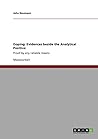 Doping: Evidences beside the Analytical Positive: Proof by any reliable means (German Edition)