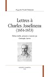 Lettres à Charles Asselineau, 1854-1873