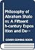 Philosophy of Abraham Shalom by Herbert A. Davidson