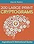 200 Large Print Cryptograms...