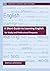 A Short Guide to Learning English for Study and Professional Purposes (Language Learning and Teaching)