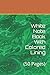 White Note Book With Colored Lining: (50 Pages)