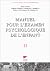 Manuel pour l'examen psycho...