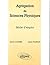 Agrégation de Sciences Phys...
