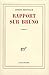 Rapport sur Bruno by Joseph Breitbach