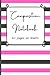 6x9 inch Cute Striped Noteb...
